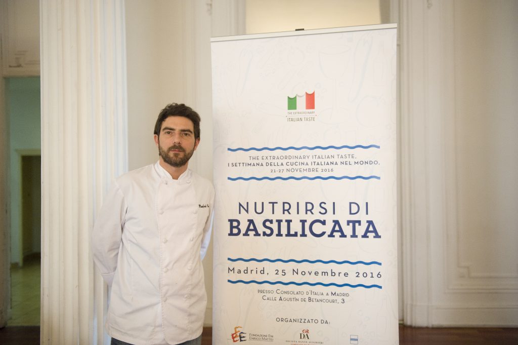 Manfredi Bosco_Nutrirsi di Basilicata_Madrid _Prima Settimana della Cucina Italiana nel Mondo
