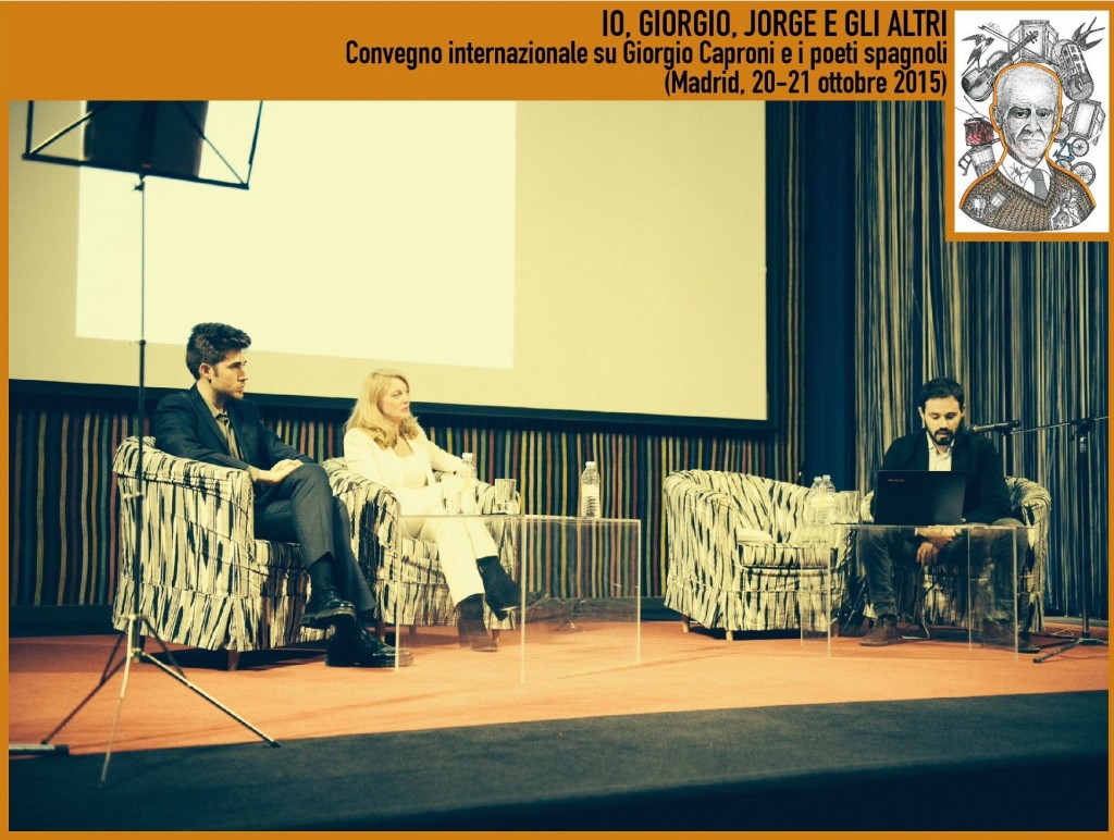 Convegno su Giorgio Caproni 2015 Madrid